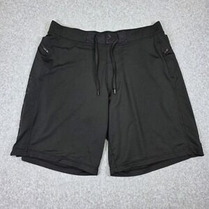 Hylete Vertex II Training Shorts Men's Large Black Above Knee Drawstring Pockets